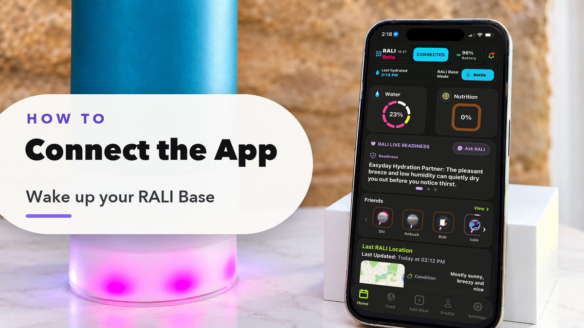 How to connect the RALI App